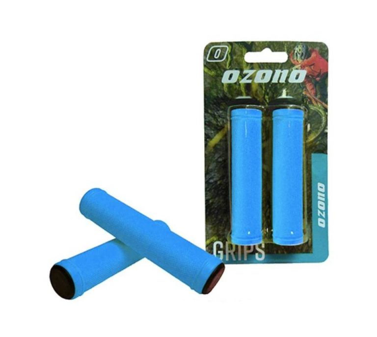 GRIPS / PUÑOS OZONO M.T.B. 2 LOCK CELESTE / NEGRO