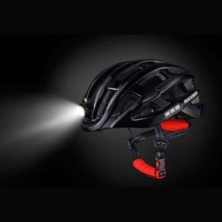 Casco con Luz Carga USB para Bicicleta